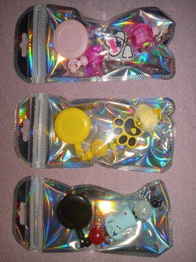 Hand Beaded Medical Professional / Veterinary ID Badge Retractable Reels